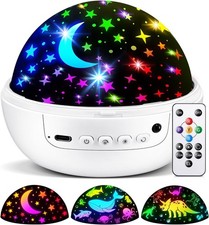 COONIGHT Baby Sensory Star Projector Light, 93 Modes Night Light Toy Gift