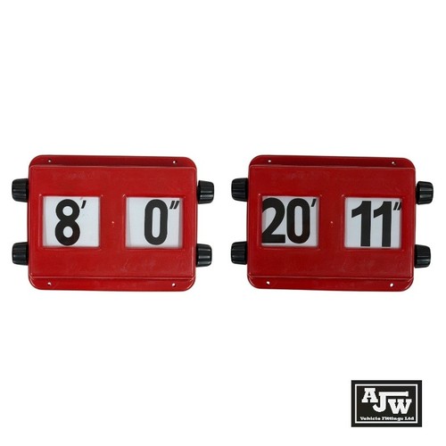 Hm3 red height indicator - x,