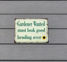 Gardener Wanted Bending over