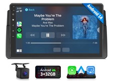 E46X7 Android 14 Car Stereo Radio Sat Nav WiFi CarPlay Audio BMW 3 Series E46 M3