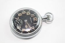 Vintage Waltham Military Pocket Watch Hand Wind Working
