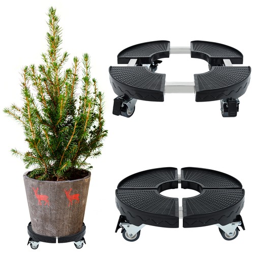 Rolling plant caddy lockable - plant,