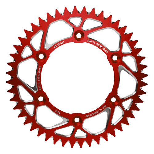 Rfx rear sprocket red - rear,