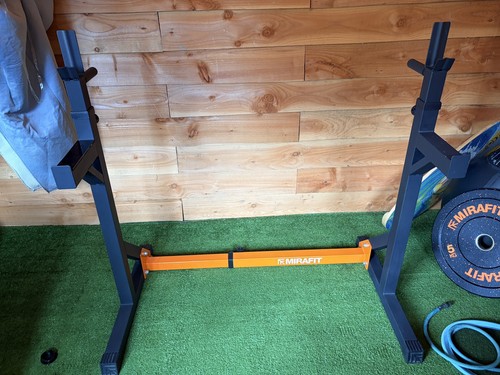 Mirafit adjustable squat rack - squat,