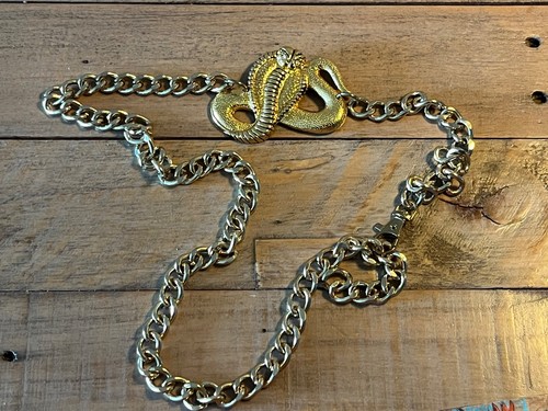 Vintage style gold tone snake - vintage,