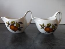 Matching Pair MIDWINTER STYLECRAFT Cream Jug Fruit Pattern 2-67