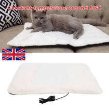 USB Electric Pet Heat Pad Heater Blanket Mat Dog Cat Warm Bed Waterproof Home UK