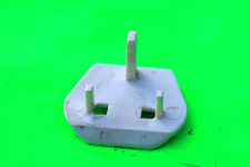 VINTAGE Mains 2 Pin Shaver Plug Converter To UK 3 Pin Adaptor Plug