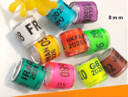 2026 multicolor 8mm bird foot - 2026,
