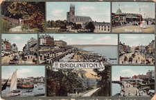 POSTCARD - YORKSHIRE - MULTI VIEW - BRIDLINGTON - POSTED 1920