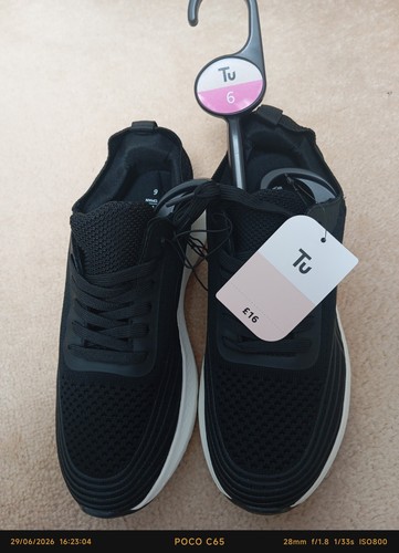 Womens black white - lace, up