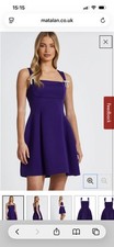 A-Line Mini Dress, Purple With