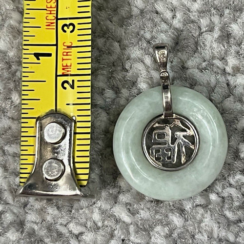 925 sterling silver green - green, jade