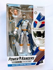 RARE Power Rangers Lightning Collection Wild Force Lunar Wolf Ranger White Boots