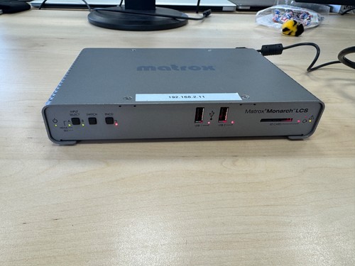Matrox monarch lcs recorder - matrox,