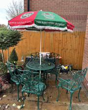 Vintage Gales Brewery HSB 6ft Pub Beer Garden Umbrella Parasol Nr Mint Cond RARE