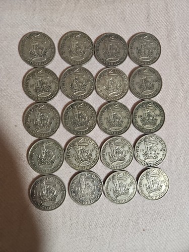 Pre 1947 british shillings - pre,