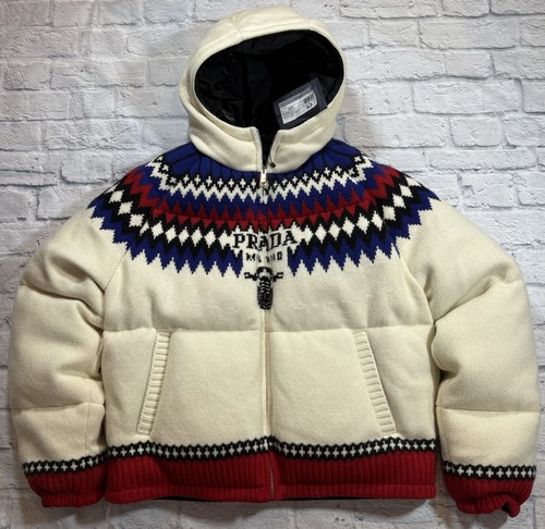 Prada 5000 piumino cashmere - prada,