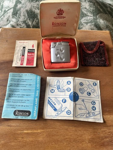 Vintage ronson butane lighter - ronson,
