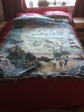 GEORGIA ON MY MIND LARGE TAPESTRY SOFA/BED THROW 6FT6" X4 FT APPROX