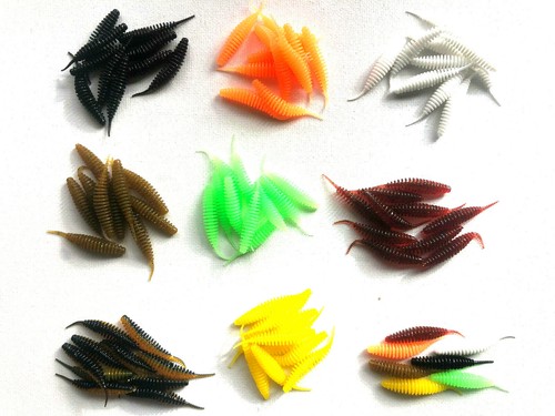 Soft worms fishing lures - worms,
