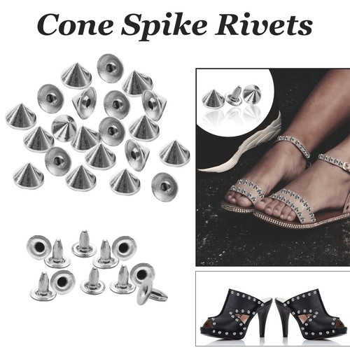 10mm cone punk rivets metal - punk,