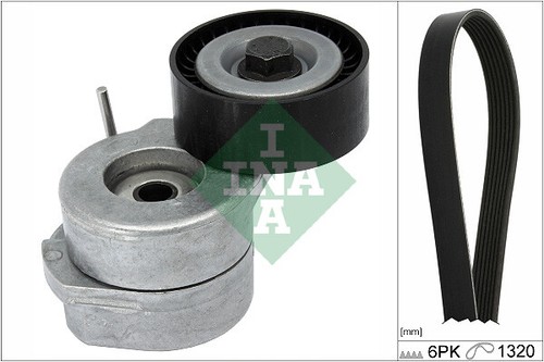 Ribbed belt set - belt, opel