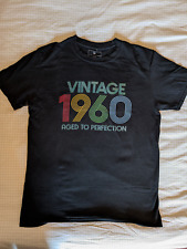 Aged to Perfection Vintage 65th Birthday 1960 Mens T-Shirt 6TN Authentic New