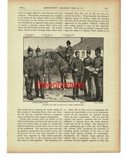 Officers & Men OF The Royal Irish Constabulary, Book Illustration (Print), c1875