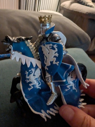 Papo blue dragon king and - papo,