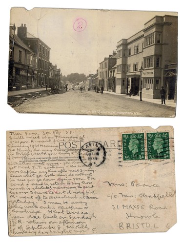 Vintage postcard high - postcard,