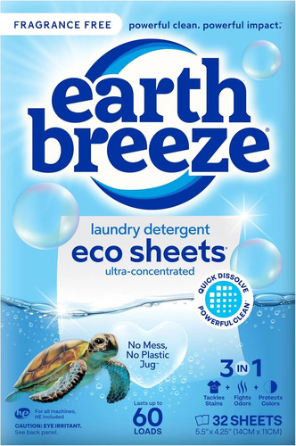 Earth breeze laundry - laundry, detergent
