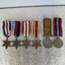 Set 6 British WW2 Medals FR&G