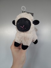 BLACK FACE PLUSH LAMB SOFT TOY SHEEP TEDDY BY EMBRACE 10CM Bnwt