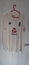 England Cricket Match Issue Shirt Dom Sibley New Balance XL