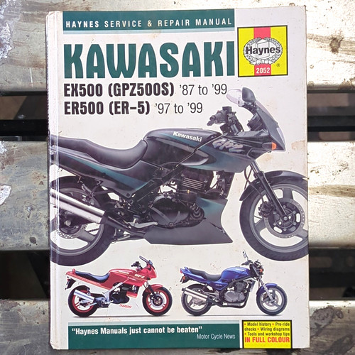 Hardback kawasaki gpz500s - hardback, gpz500s/er-5
