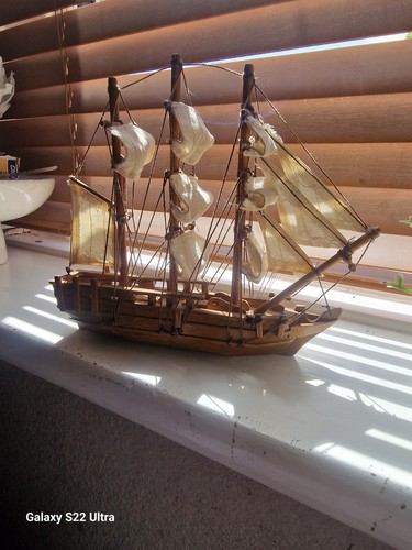 Wooden ship vintage sail - ship,