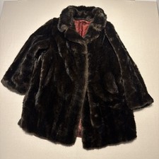 Tissavel Vintage Faux Fur Coat