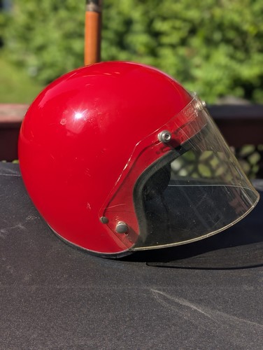 Vtg red shoei hondaline open - vtg,