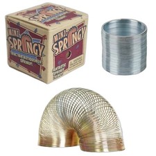 Mini Smallest Springy Novelty Mini Retro Toy Slinky Children's Stocking Filler