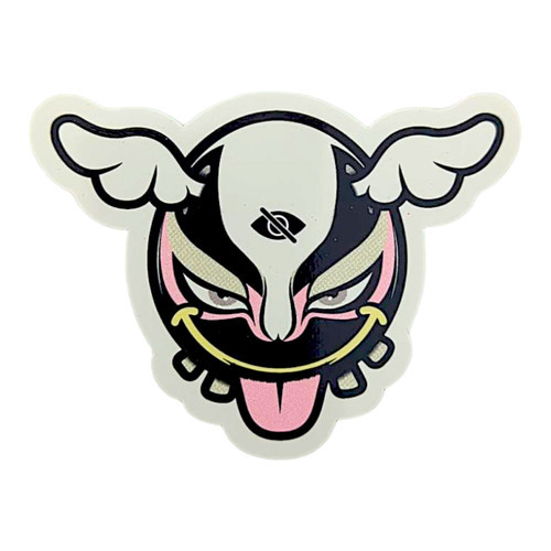 Face dog sticker - d*face,