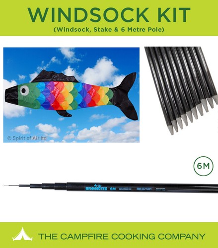 Festival flag pole kit - pole, with