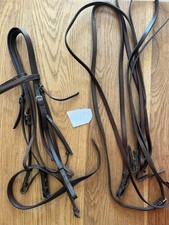 Brown Leather Double Bridle Full Size
