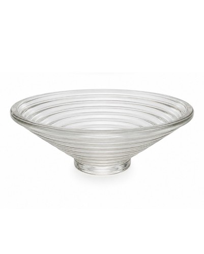 Ribbed clear glass - clear,