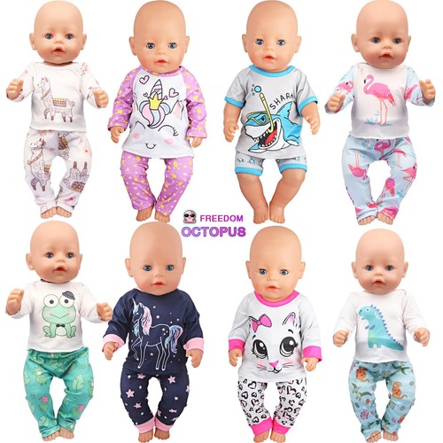 Doll clothes pajamas - pajamas, 43cm