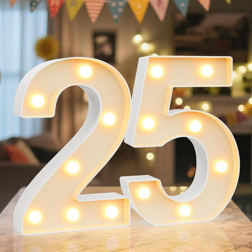 Led light marquee numbers - up,