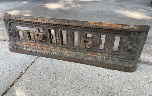 Antique cast iron stove - iron,