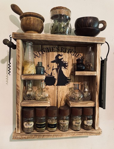 Witches hanging kitchen - witches, shelf