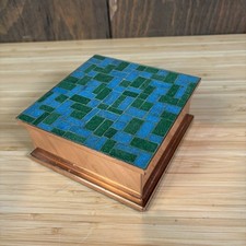 Vintage MCM Copper Mosaic Tile