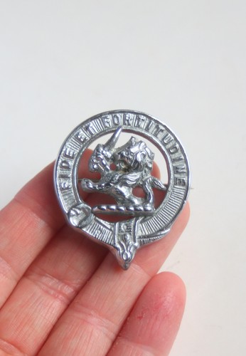Vintage scottish clan brooch - scottish,